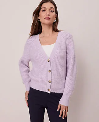 Ann Taylor Weekend Collection Cozy Ribbed Cardigan sold by Ann Taylor