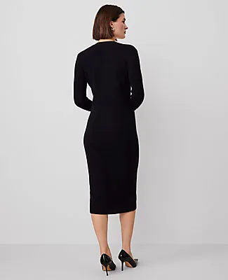 Ann Taylor Cashmere Ribbed Cardigan Dress sold by Ann Taylor product image thumbnail 2