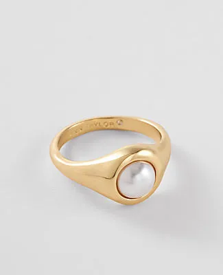 Ann Taylor Pearlized Metal Ring sold by Ann Taylor