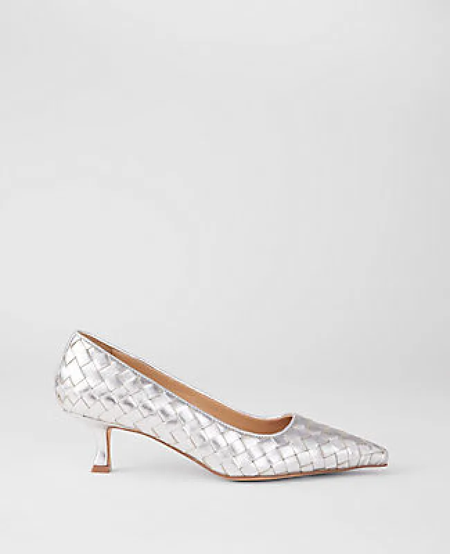 Ann Taylor Nip Toe Kitten Heel Pumps sold by Ann Taylor