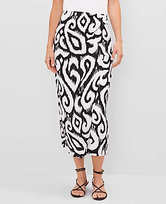 Ann Taylor Petite Ikat Sarong Pencil Skirt sold by Ann Taylor product image thumbnail 3