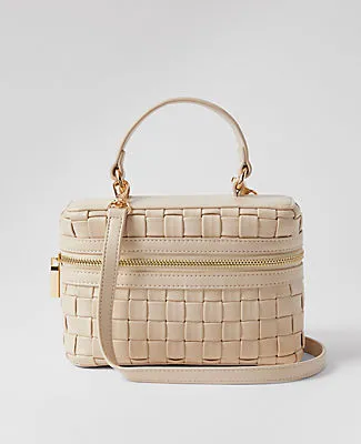Ann Taylor Woven Makeup Case sold by Ann Taylor