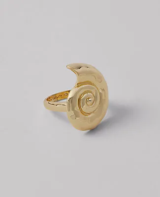 Ann Taylor Textured Metal Shell Ring sold by Ann Taylor