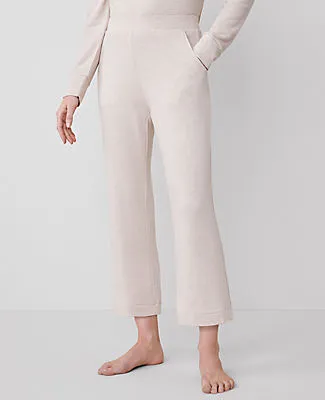Ann Taylor Heathered Wide-Leg Lounge Pant sold by Ann Taylor product image thumbnail 2