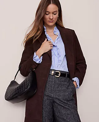 Ann Taylor Striped Ruffle Collar Blouse sold by Ann Taylor product image thumbnail 4