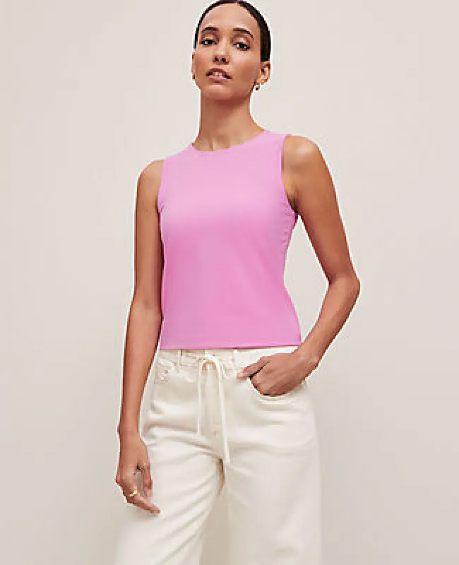 Ann Taylor Crew Neck Shell Top sold by Ann Taylor