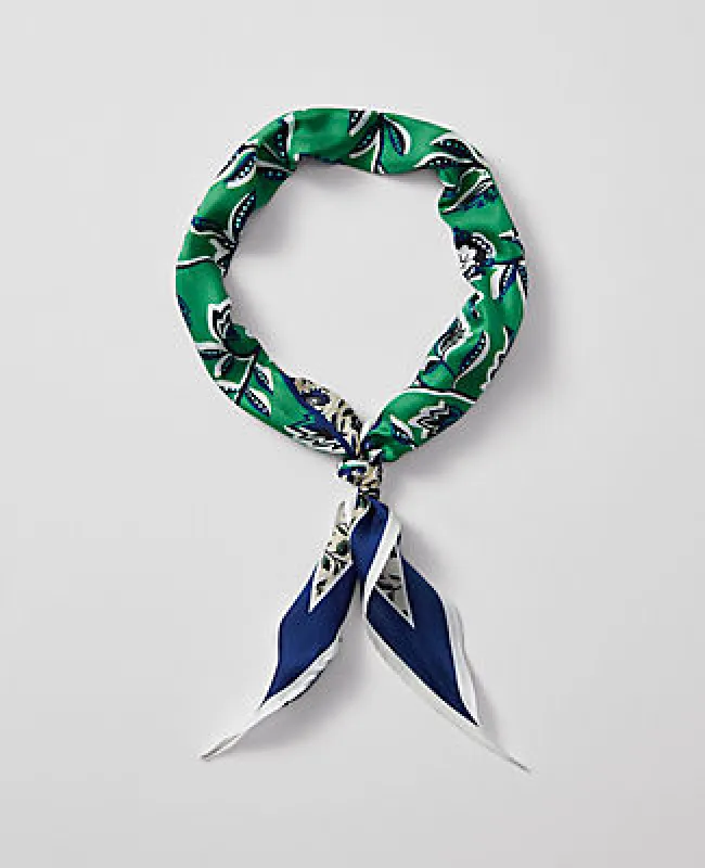 Ann Taylor Floral Silk Scarf sold by Ann Taylor