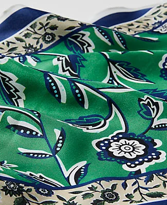 Ann Taylor Floral Silk Scarf sold by Ann Taylor product image thumbnail 2