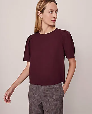 Ann Taylor Puff Sleeve Blouse sold by Ann Taylor