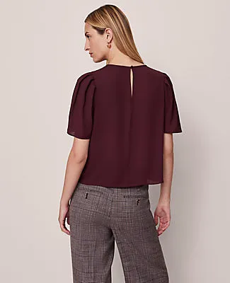 Ann Taylor Puff Sleeve Blouse sold by Ann Taylor product image thumbnail 2