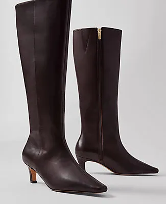 Ann Taylor Skinny Heel Leather Tall Boot sold by Ann Taylor product image thumbnail 2