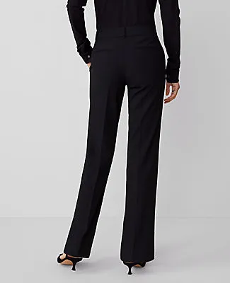 Ann Taylor The Petite Mid Rise Trouser Pant in Seasonless Stretch sold by Ann Taylor product image thumbnail 2