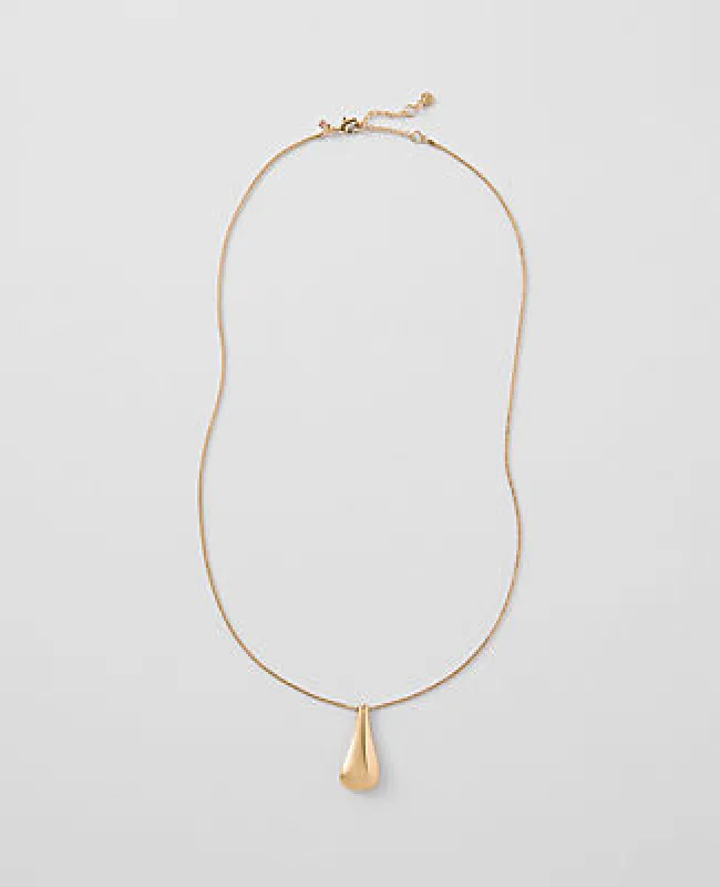 Ann Taylor Teardrop Pendant Necklace sold by Ann Taylor