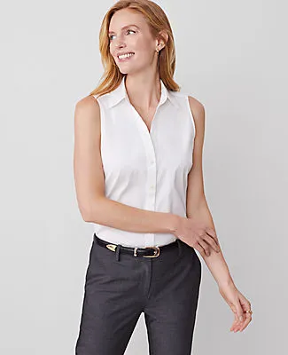 Ann Taylor Sleeveless Essential Shirt sold by Ann Taylor