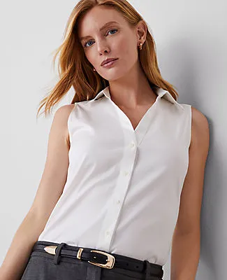 Ann Taylor Sleeveless Essential Shirt sold by Ann Taylor product image thumbnail 3