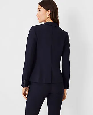 Ann Taylor The Tall One-Button Blazer in Seasonless Stretch sold by Ann Taylor product image thumbnail 2