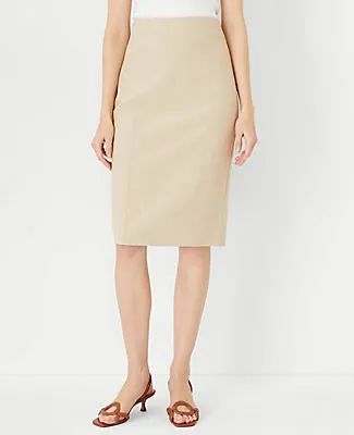 Ann Taylor The Petite Seamed Pencil Skirt in Bi-Stretch sold by Ann Taylor product image thumbnail 2