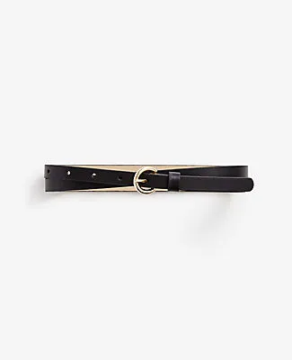 Ann Taylor Skinny Leather Belt sold by Ann Taylor