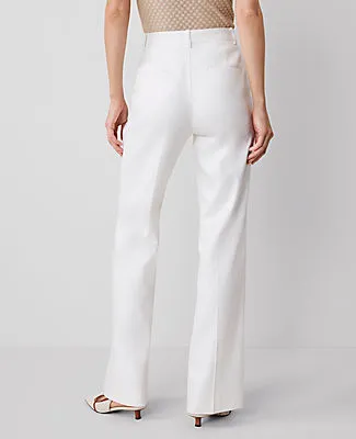 Ann Taylor The Trouser Pant in Herringbone Linen Blend sold by Ann Taylor product image thumbnail 3