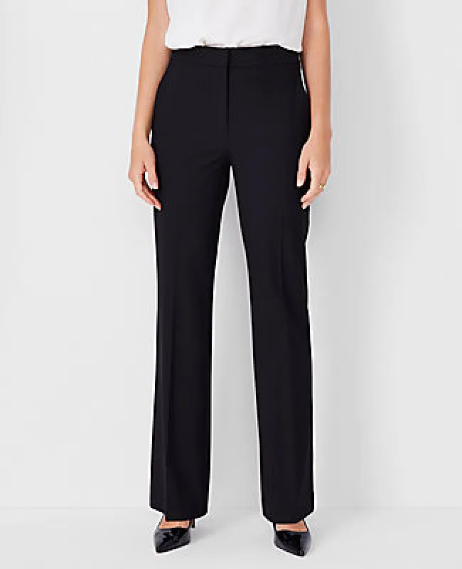 Ann Taylor The Petite High Rise Trouser Pant in Seasonless Stretch - Curvy Fit sold by Ann Taylor