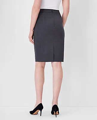 Ann Taylor The Petite Seamed Pencil Skirt in Seasonless Stretch sold by Ann Taylor product image thumbnail 2