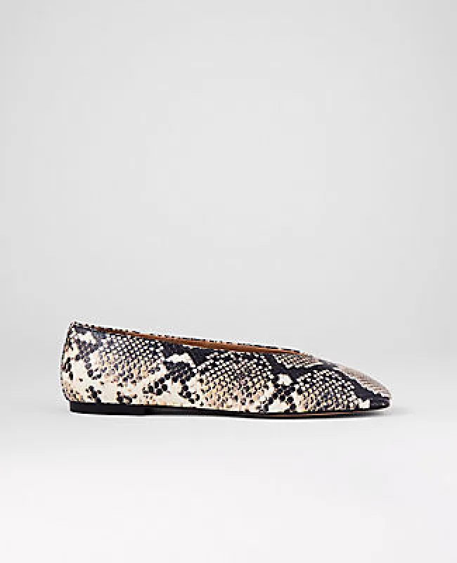 Ann Taylor Snake Ballet Flat sold by Ann Taylor