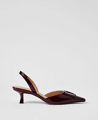 Ann Taylor Patent Pointy Toe Slingback Pumps sold by Ann Taylor