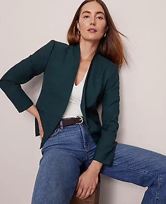 Ann Taylor The Petite Cutaway Blazer sold by Ann Taylor product image thumbnail 4