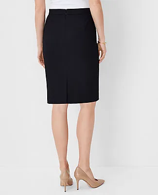 Ann Taylor The Petite Seamed Pencil Skirt in Bi-Stretch - Curvy Fit sold by Ann Taylor product image thumbnail 2