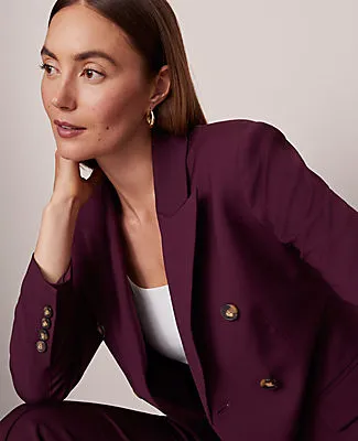 Ann Taylor Petite Fitted Long Double Breasted Blazer sold by Ann Taylor product image thumbnail 3