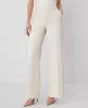 Ann Taylor The Petite Side-Zip Wide-Leg Pant in Fluid Crepe sold by Ann Taylor