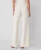 Ann Taylor The Petite Side-Zip Wide-Leg Pant in Fluid Crepe sold by Ann Taylor