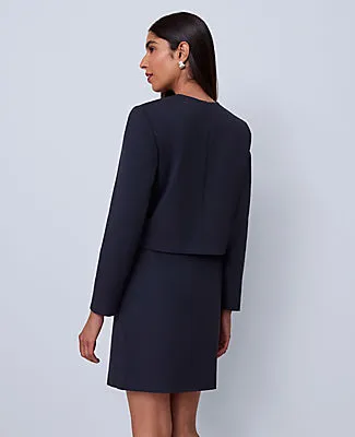 Ann Taylor The Crew Neck Jacket in Ponte sold by Ann Taylor product image thumbnail 2