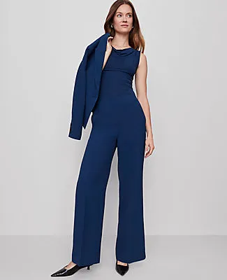 Ann Taylor The Wide-Leg Pant in Fluid Crepe sold by Ann Taylor
