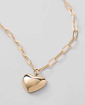 Ann Taylor Metal Heart Pendant Necklace sold by Ann Taylor product image thumbnail 2