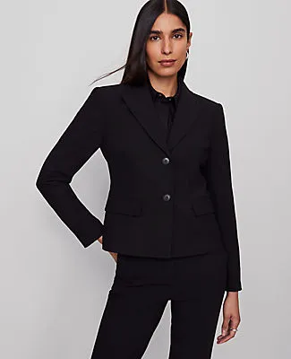 Ann Taylor The Shorter Two Button Blazer in Bi-Stretch sold by Ann Taylor product image thumbnail 3