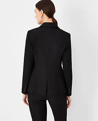 Ann Taylor The Petite Fitted Double Breasted Blazer in Bi-Stretch sold by Ann Taylor product image thumbnail 2