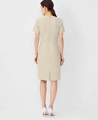 Ann Taylor The Short Sleeve Sheath Dress in Bi-Stretch - Curvy Fit sold by Ann Taylor product image thumbnail 2