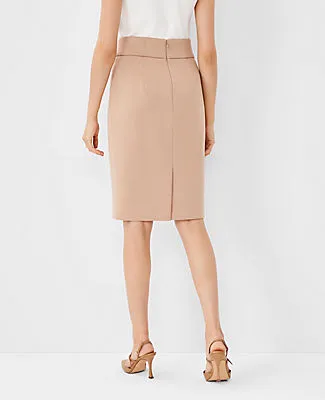 Ann Taylor The Tall High Waist Seamed Pencil Skirt in Double Knit sold by Ann Taylor product image thumbnail 2