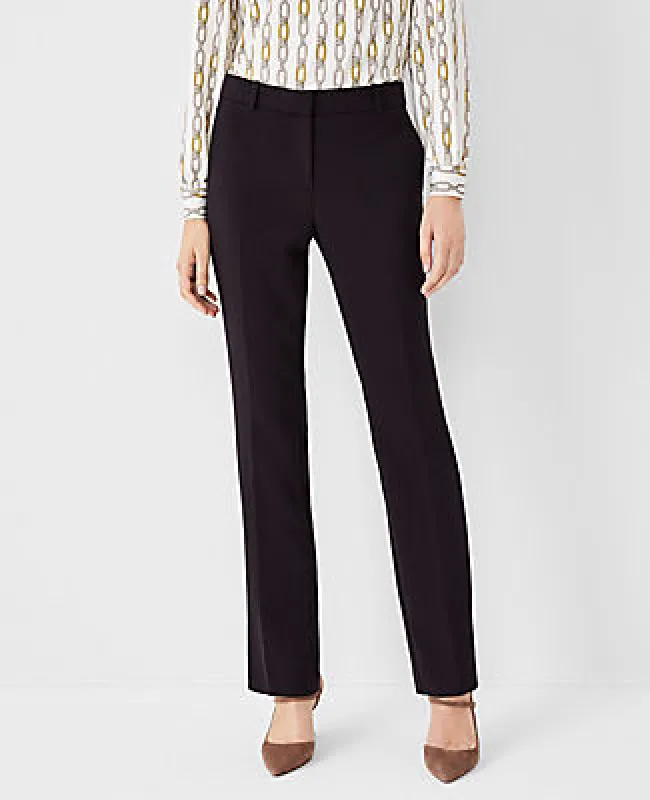 Ann Taylor The Petite Sophia Straight Pant - Curvy Fit sold by Ann Taylor