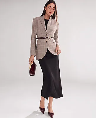 Ann Taylor The Petite Madison Blazer in Plaid sold by Ann Taylor