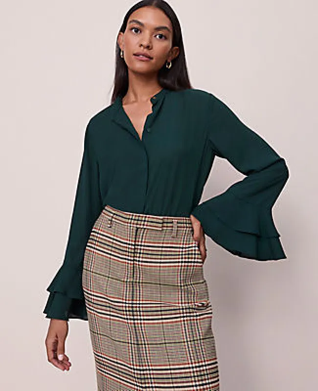 Ann Taylor Bell Sleeve Blouse sold by Ann Taylor