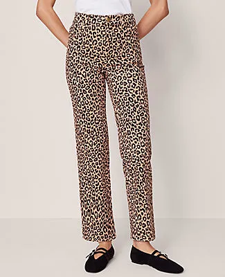 Ann Taylor Petite Weekend Collection High Rise Corduroy Pant in Animal Print sold by Ann Taylor product image thumbnail 3
