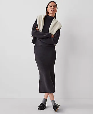 Ann Taylor Weekend Collection Ribbed Sweater Skirt sold by Ann Taylor