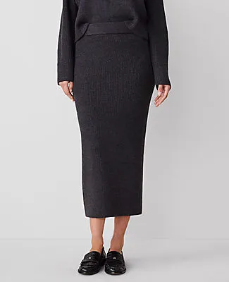 Ann Taylor Weekend Collection Ribbed Sweater Skirt sold by Ann Taylor product image thumbnail 2