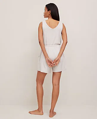Ann Taylor Ribbed Lounge Romper sold by Ann Taylor product image thumbnail 2