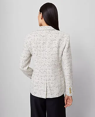 Ann Taylor The Hutton Blazer in Tweed sold by Ann Taylor product image thumbnail 2