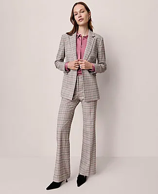 Ann Taylor The Jayne Trouser Pant in Plaid sold by Ann Taylor product image thumbnail 2