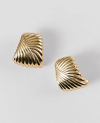 Ann Taylor Textured Rectangle Stud Earrings sold by Ann Taylor