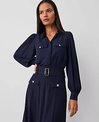 Ann Taylor Petite Utility Shirt sold by Ann Taylor product image thumbnail 2